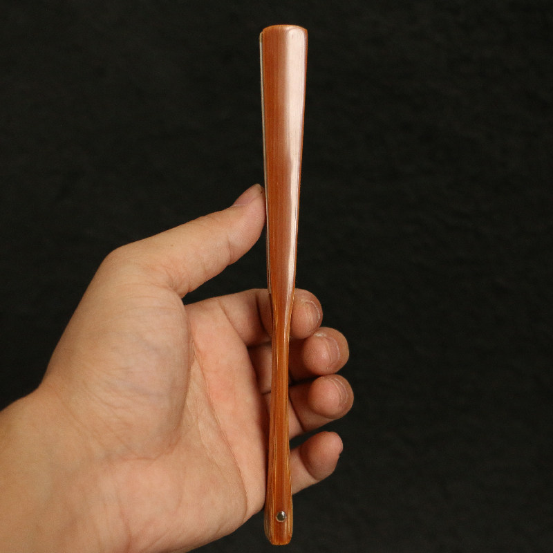 安吉名家王伟本工精工制作老玉竹纯手工精工制作6寸文人折扇竹扇