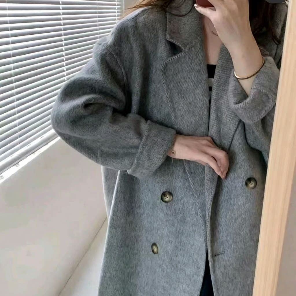 MOLIN年秋冬加厚百搭婴驼绒双面