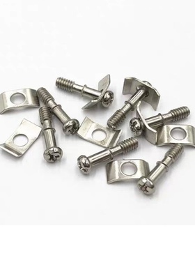 圆头半牙螺丝DB头塑料壳4#-40英制牙螺丝RS232串口外壳台阶螺丝钉