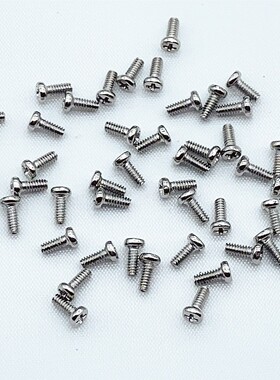 M1.5不锈钢小螺丝304圆头十字机丝螺钉手机小螺钉PM1.5*3/4/5/6/8