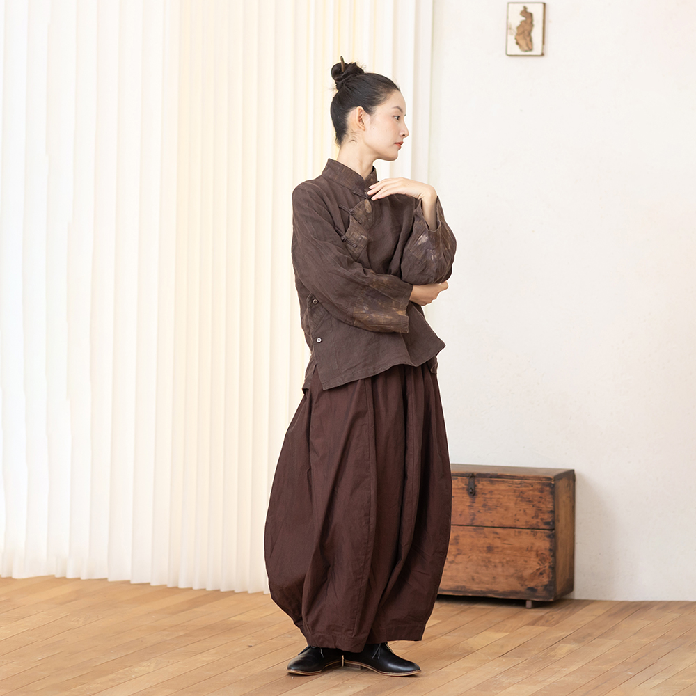 大拙质感主义穿搭艺术家酷爱优质棉休闲裤210514