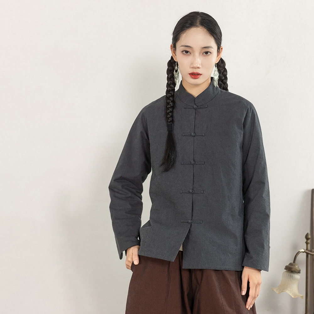 大拙古典国风新中式改良棉袄小立领盘扣优质棉保暖棉衣棉服70210