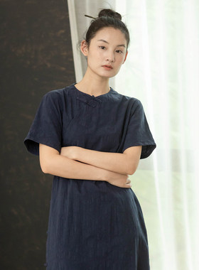 大拙新中式改良东方美旗袍连衣裙