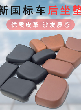 新国标电动车坐垫绿佳爱玛电瓶车海绵后座垫蓝精灵台铃A7F6小座椅