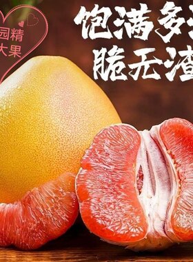 正宗梅州红心蜜柚三红柚子新鲜水果当季中秋礼盒精选品质大果批发