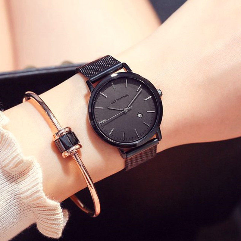 2020年新款女士手表女款简约气质防水学生时尚ins风石英女表正品