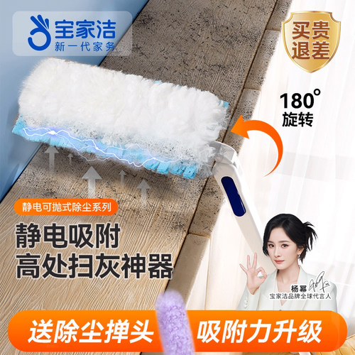 静电除尘掸打扫窗户蜘蛛网灰尘