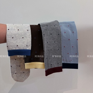 波点控来吧!撞色复古中筒袜子女ins潮日系俏皮感百搭堆堆袜春夏