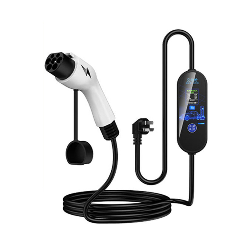 新能源电动汽车充电枪器随车便携式免接地家用比亚迪特斯拉3KW16A