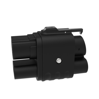 欧标转美标CCS2 TO CCS1 AC+DC adapter交直流二合一转接头