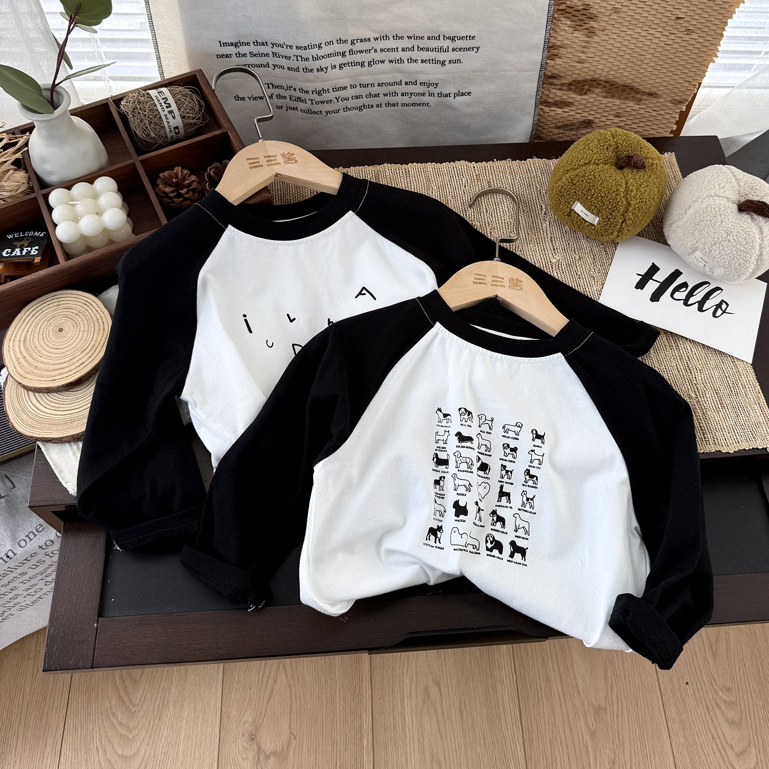 宝宝印花卡通撞色打底衫男童长袖T恤女儿童纯棉插肩袖春款上衣,童装/婴儿装/亲子装,T恤,淘宝优惠券,粉丝福利购,淘宝优惠卷