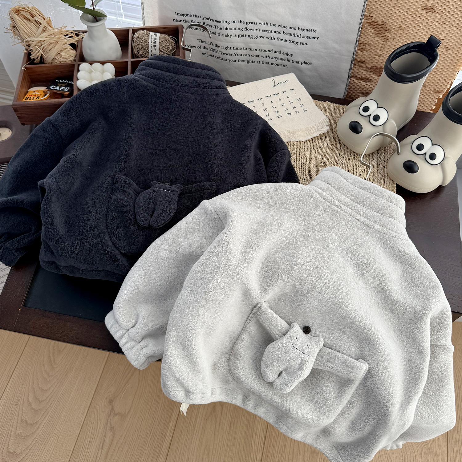 小童立领秋冬外套婴儿柔软保暖衣