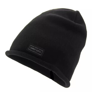 儿童帽子秋冬男童针织帽薄款卷边棉质套头帽男宝宝舒适针织毛线帽