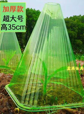 加厚塑料育苗保温罩35cm通用