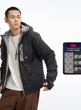 ONIARAI/鬼洗24秋都市游侠3M新雪丽高保暖轻便男式棉服  B340190