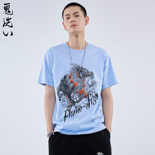ONIARAI/鬼洗印花短袖T恤