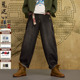 鬼洗26春季 新品 金色马蹄复古锥形宽牛仔长裤 ONIARAI 男 26B4401