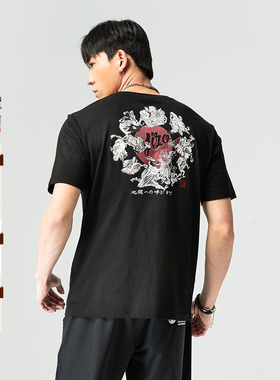 ONIARAI/鬼洗25春夏新品山海百鬼夜行短袖宽松T恤男式 J850200