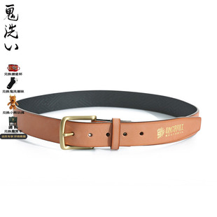 鬼洗字母LOGO烙印反转皮带 中性腰带配件 21BA045