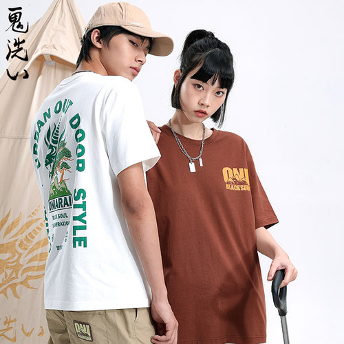 ONIARAI/鬼洗情侣短袖T恤