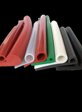 49*18黑色橡胶密实耐磨防撞P型水闸门止水带6字形侧水橡胶密封条