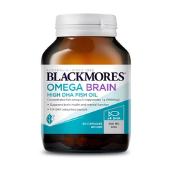 澳佳宝BLACKMORES深海DHA4倍鱼油青少年备考omega3学生官方正品