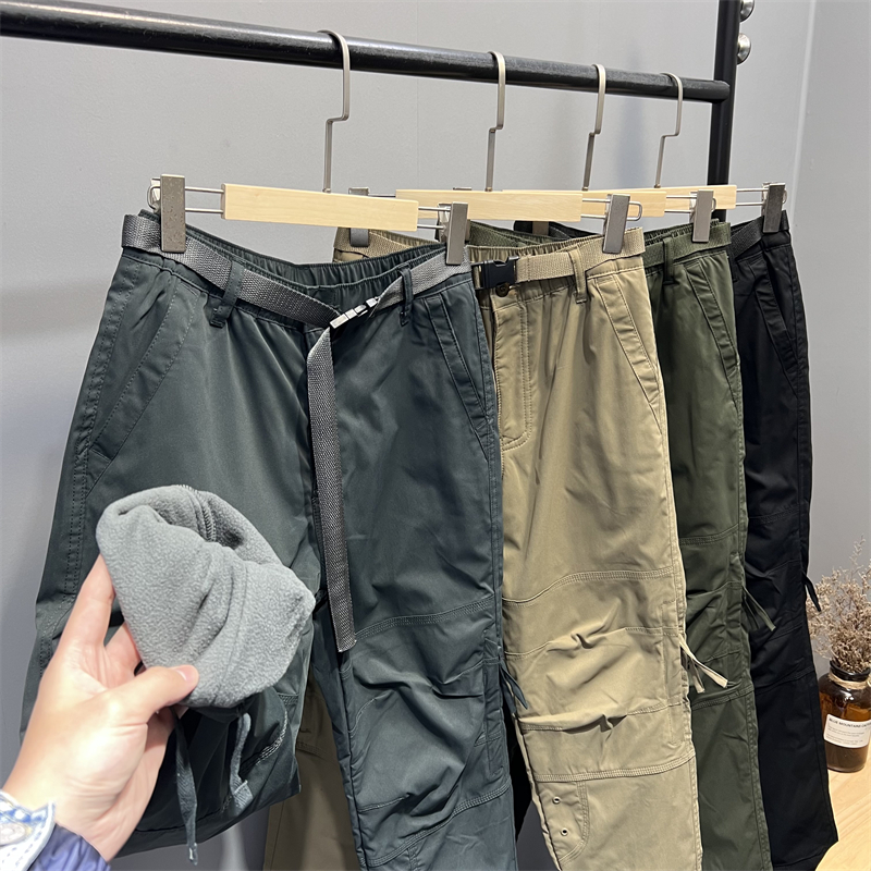 男士工装裤德国牛裤内里加绒保暖