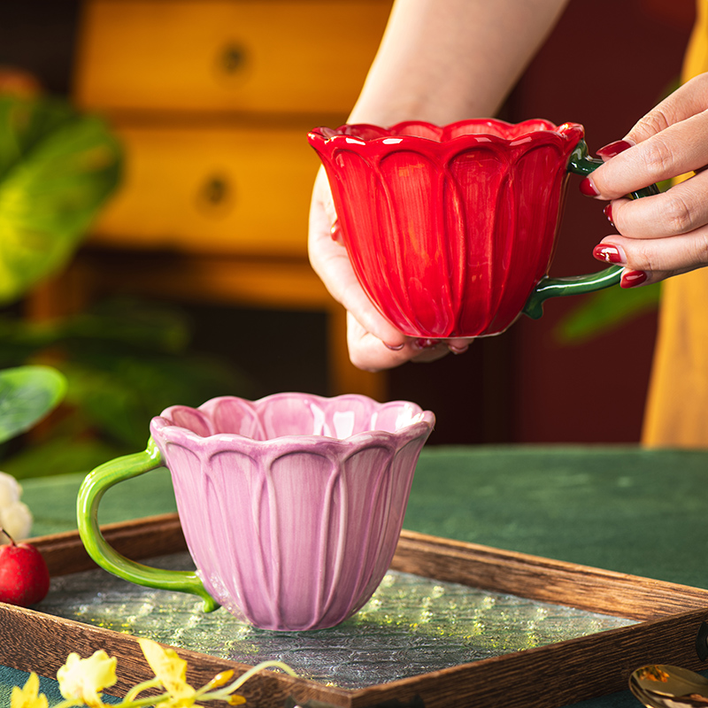 早餐杯家用陶瓷马克杯大容量水杯