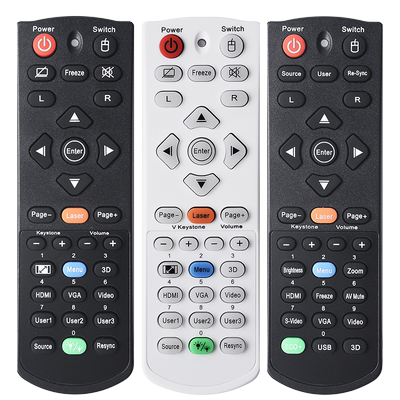 奥图码投影仪遥控器直接使用