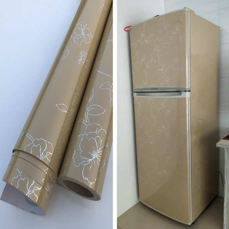 防水冰箱贴纸烤漆自粘墙贴衣橱柜子衣柜装饰墙纸桌面家具翻新贴膜|msdalam kategori Aksesori rumah, pelekat, pelekat peti sejuk - dari Buy2taobao.com untuk memberikan perkhidmatan ejen Taobao profesional membeli