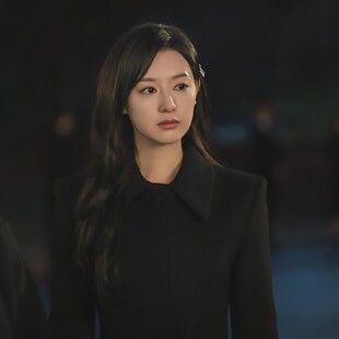 金智媛同款翻领羊毛大衣2025秋冬中长款毛呢外套暗门襟修身大衣女