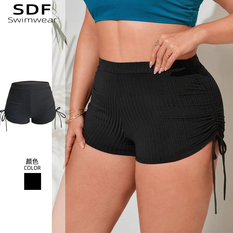 大码高腰防走光泳裤女士平角保守遮肚子显瘦游泳短裤单独温泉下装,运动/瑜伽/健身/球迷用品,女士泳裤,淘宝优惠券,粉丝福利购,淘宝优惠卷