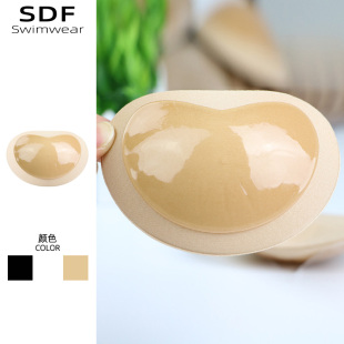 硅胶胸垫加厚内衣垫泳衣比基尼自粘乳贴婚纱拍照小胸聚拢隐形插片