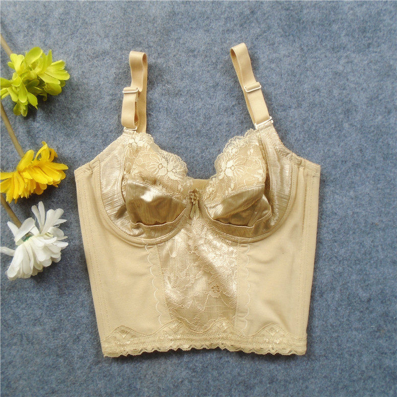 外单大罩杯 塑身衣侧收副乳聚拢美背定型调整型70E 70F 75H塑身衣