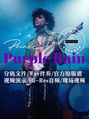 Prince电吉他PurpleRain伴奏谱