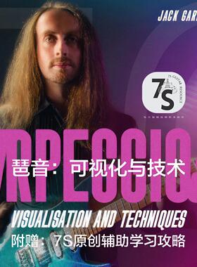 中英文 大师课 琶音-可视化与技术 Jack Gardiner 电吉他 乐理
