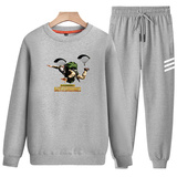 YT9905-青少年2021年春季长袖套装卫衣男印花班服校服订制P80，男装套装，星座211-2