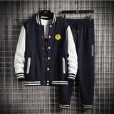 2025年春季衣服棒球服运动套装初中高中青少年学生外套男限138P95，男装休闲套装，星座211-2