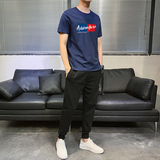 运动休闲百搭衣服套装T恤男2025年春夏新款韩版潮流帅气一套P60，男装T恤，星座211-2