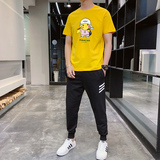 大货！短袖T恤数据超好休闲套装青少年上衣纯棉不起球修身版型P60，男装T恤，星座211-2