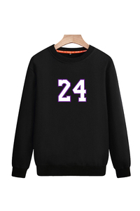 WY8840--2025春秋款班服青少年卫衣打底纯色上衣印花圆领百搭P40图片