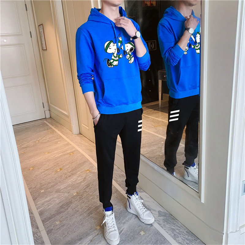 春男士卫衣班服定制校服青少年长袖上衣服帅气初中学生春秋装P85图片