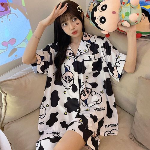 睡衣女款夏季蜡笔小新日系2023年