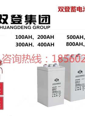 双登2V蓄电池GFM2V200 2V300 2V400 2V500 2V600 2V800 2V1000 AH