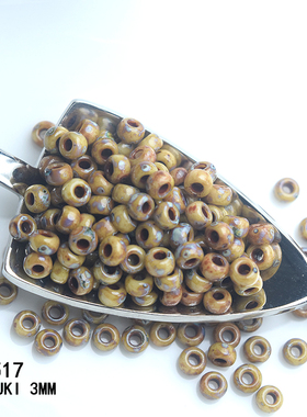 心欣DIY御幸MIYUKI米珠3mm日本进口毕加索复古色#4501/4505/4511