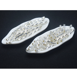 心欣DIY日本进口TOHO东宝透明灌银管珠#21玻璃管珠纽管9mm12mm