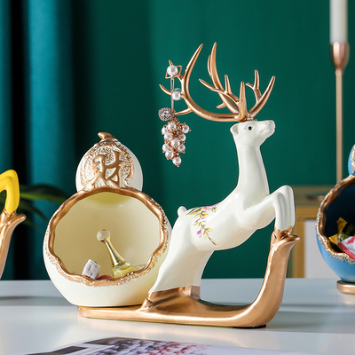 陶瓷装饰品简约现代客厅放钥匙