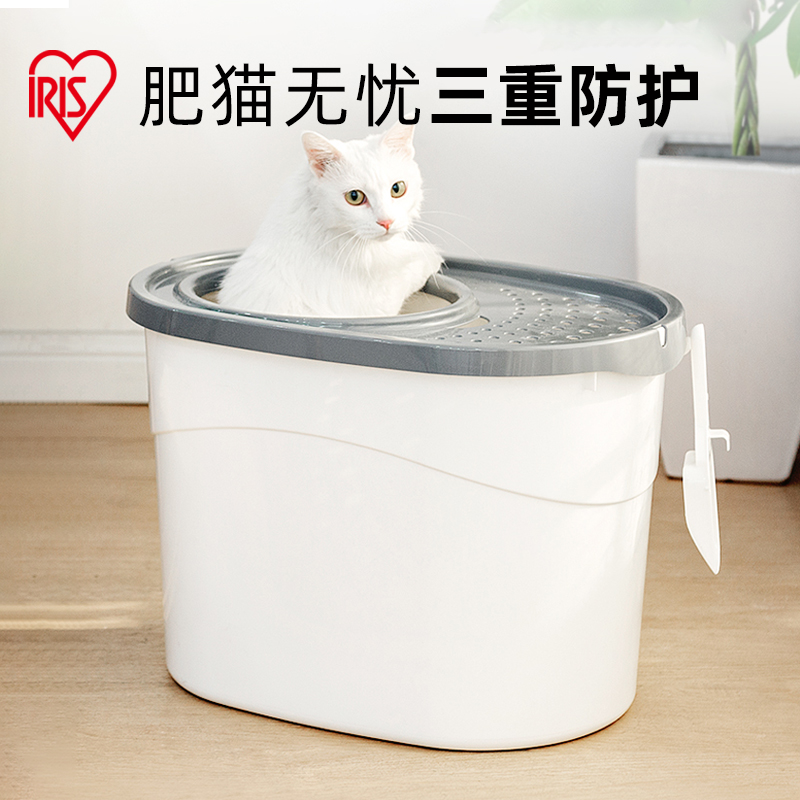 爱丽思超大号猫砂盆爱丽思顶入式全封闭猫厕所特大号猫沙盆防外溅 宠物/宠物食品及用品 猫砂盆/猫厕所 原图主图