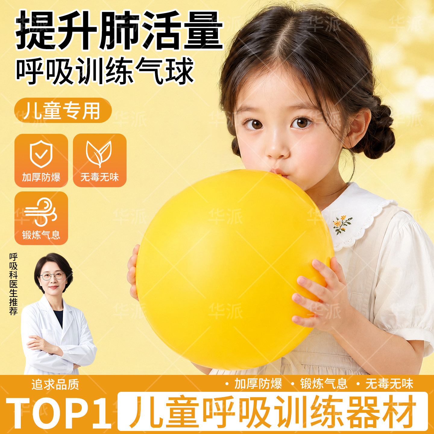专业矫正口肌！儿童呼吸训练气球图片