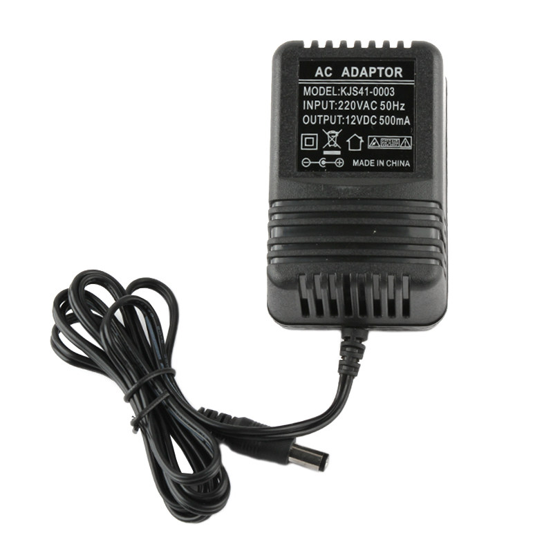 包邮12v500mA电源AC-DC ADAPTOR 12v500mA内正外负线性直流变压器